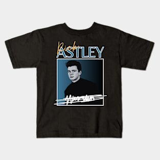 Rick astley///original retro Kids T-Shirt